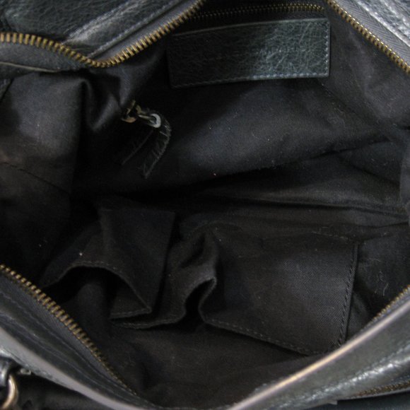 BALENCIAGA Gray Anthracite Town Crossbody Leather Bag - Picture 4 of 15